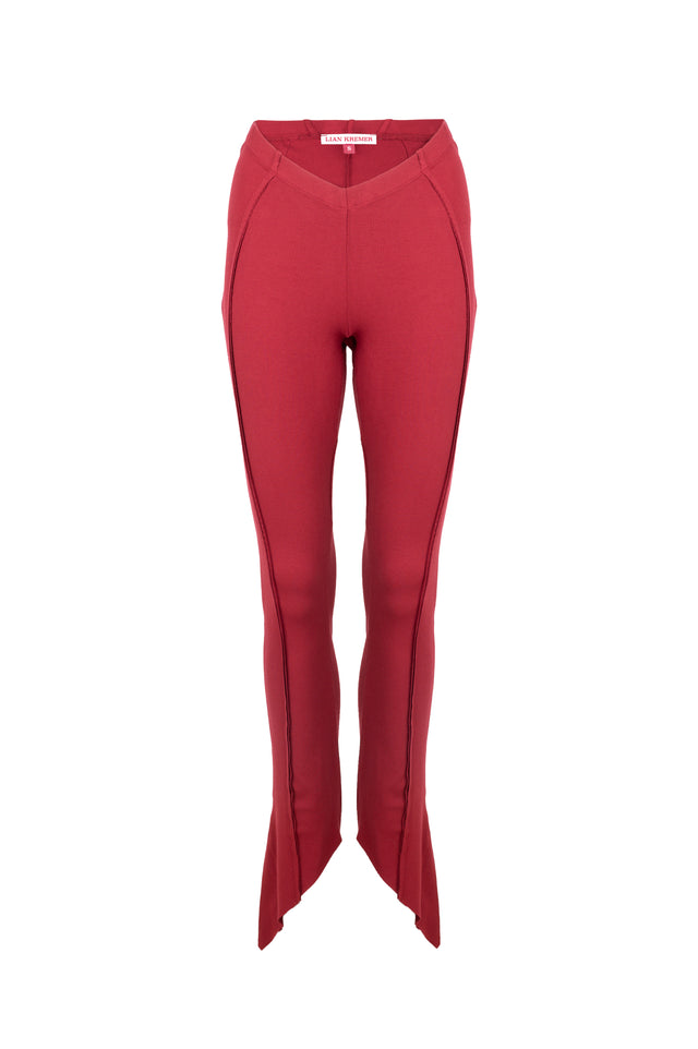 LK NO 26 BURGUNDY LEGGINGS