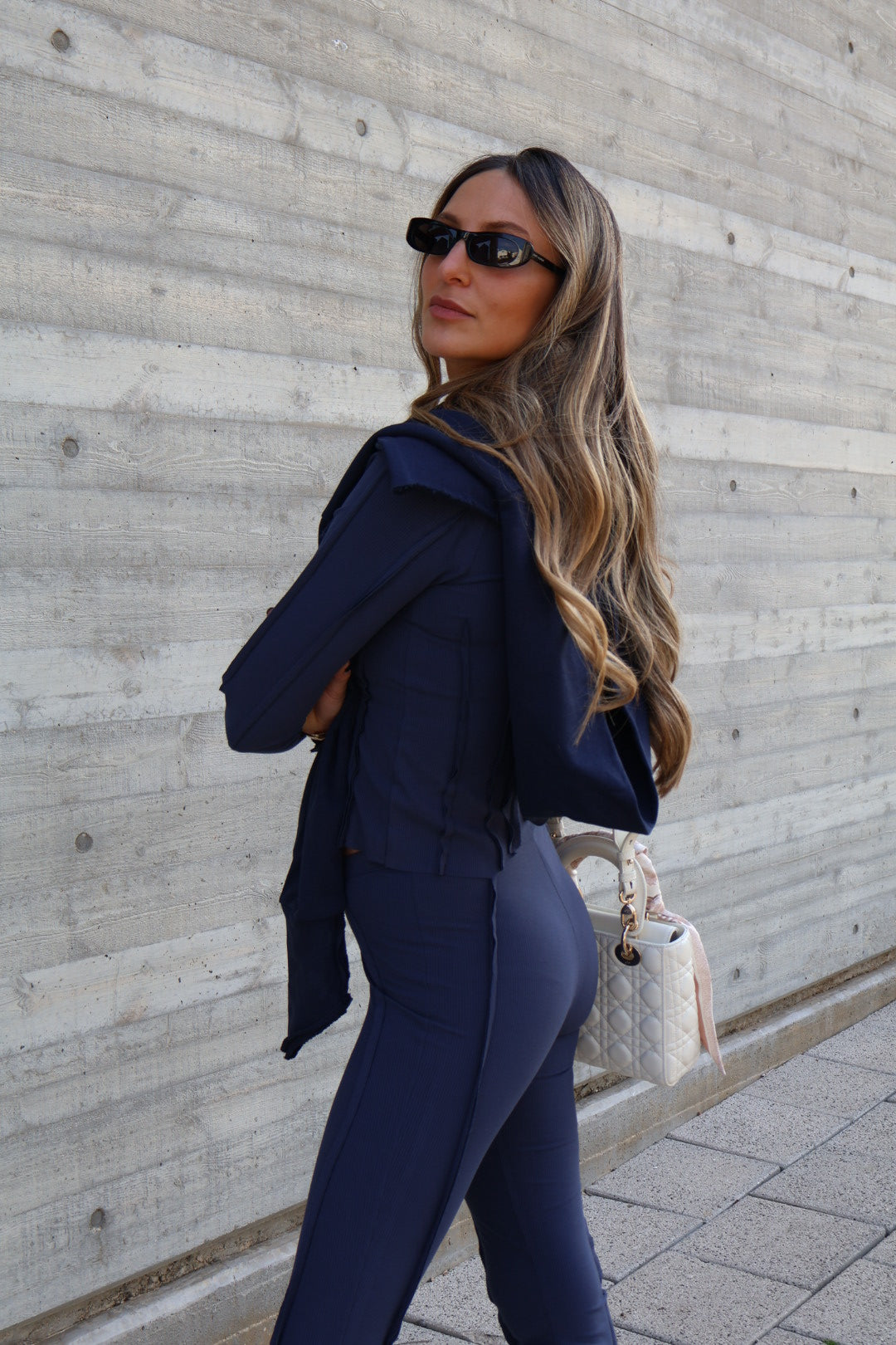 LK NO 26 NAVY LEGGINGS