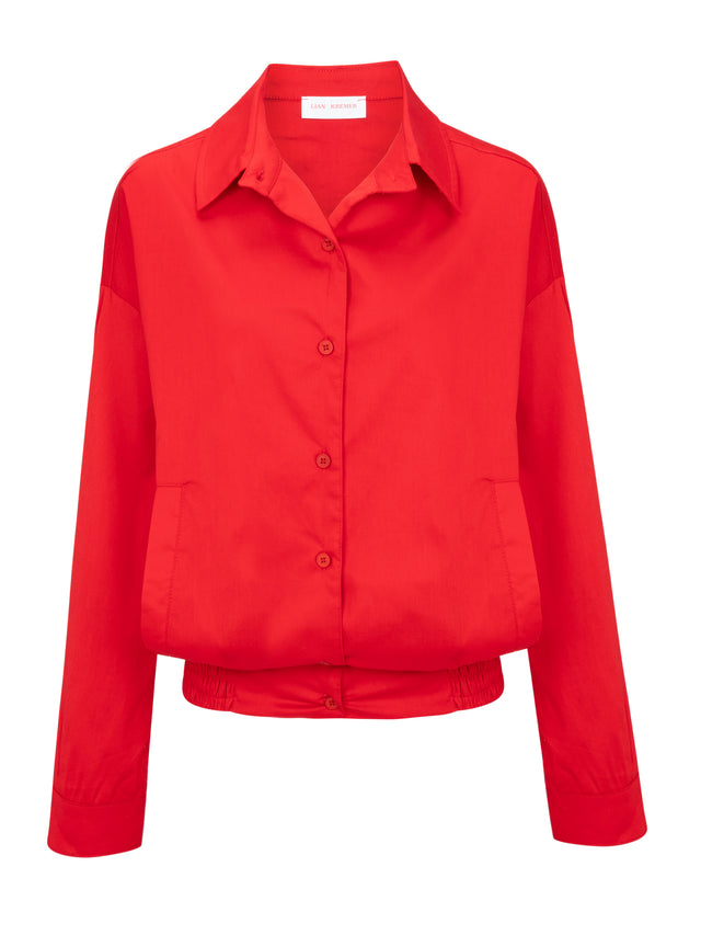 LK NO41 BOMBER RED SHIRT
