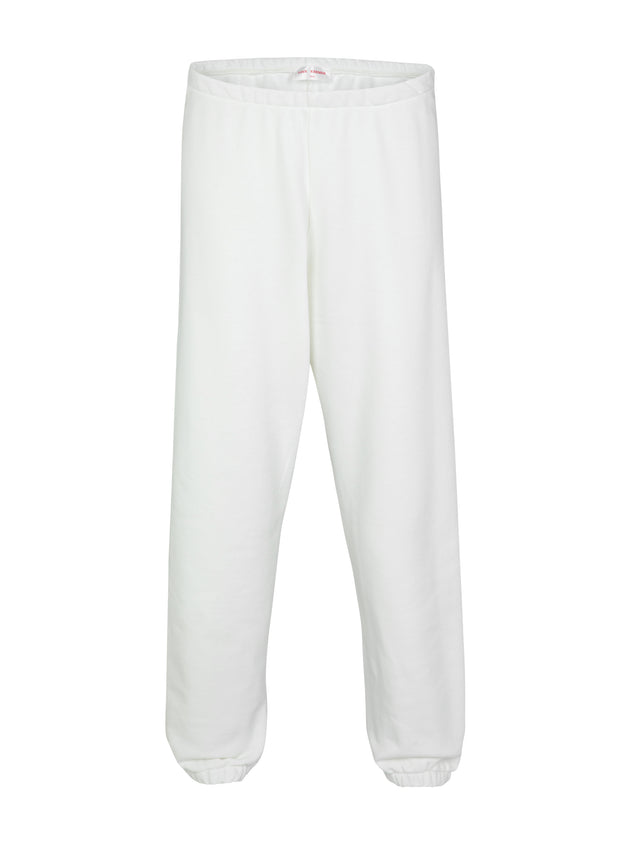 LK NO47 WHITE SWEATPANTS