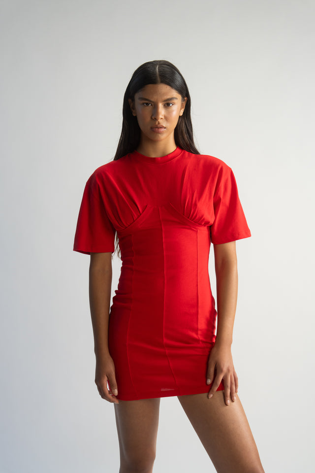 LK NO 3 RED DRESS