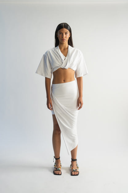 LK NO 4 WHITE SKIRT