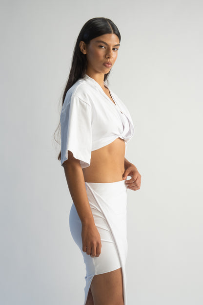 LK NO 4 WHITE SKIRT