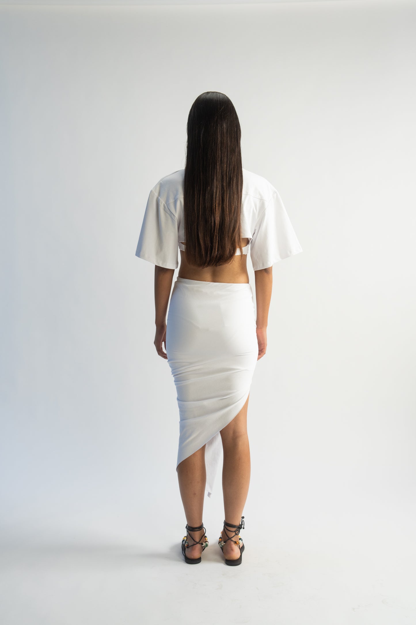 LK NO 4 WHITE SKIRT