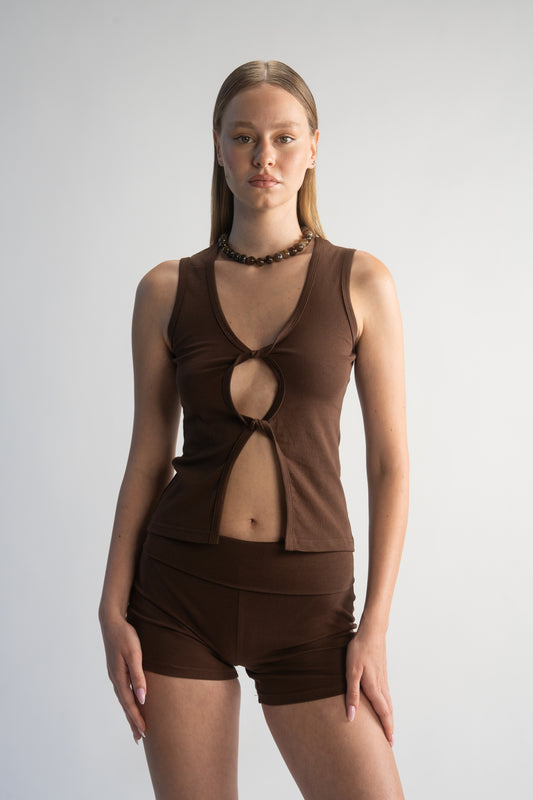 LK NO 8 BROWN TOP