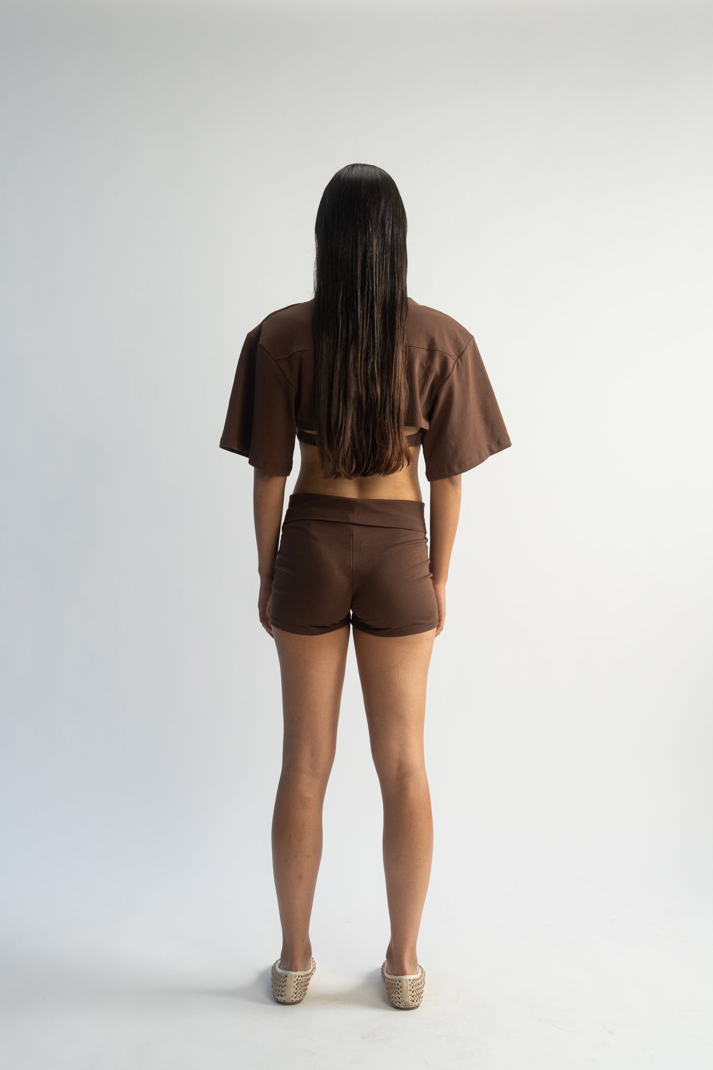 LK NO 9 BROWN SHORTS