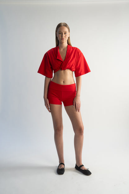 LK NO 9 RED SHORTS