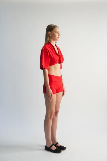 LK NO 9 RED SHORTS