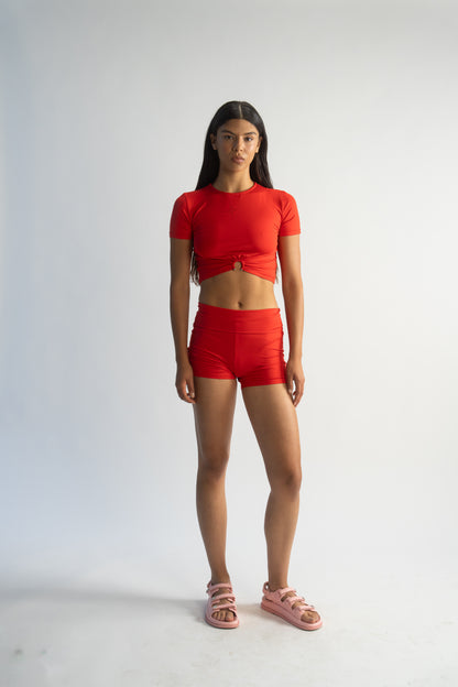 LK NO 15 RED SHORTS