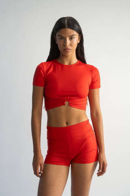 LK NO 15 RED SHORTS