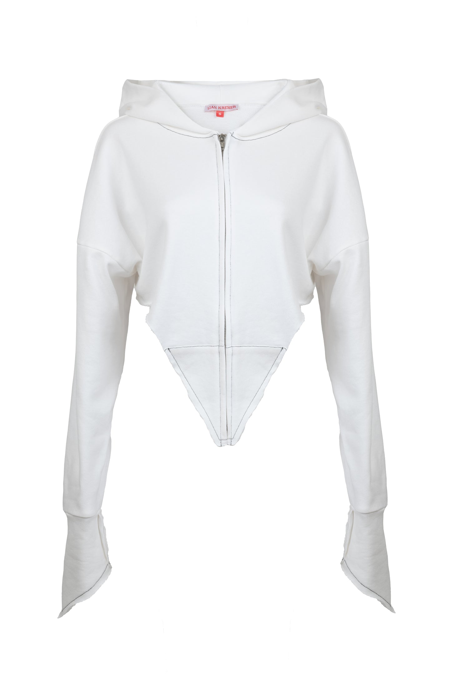 LK NO 18 WHITE HOODIE