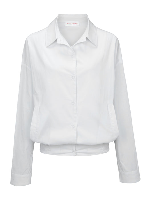 LK NO41 BOMBER WHITE SHIRT
